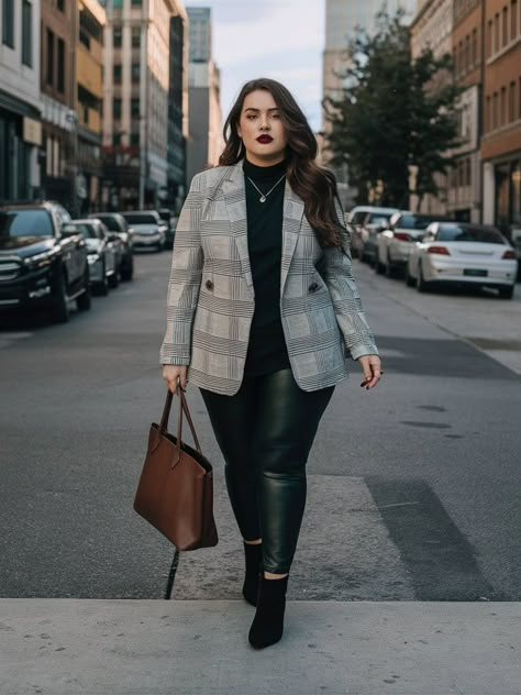 Paris Fashion Plus Size, Curvy Girl Outfits Autumn 2024, Figure Flattering Outfits For Curvy, Curvy Winter Outfits Casual, Classic Plus Size Outfits, Curvy Girl Work Outfits, Winter Outfits Curvy Girl, Curvy Outfits Autumn, Autumn Plus Size Outfits