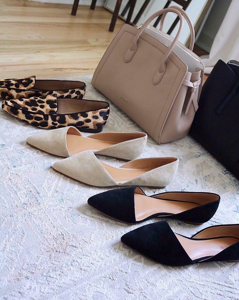 Spring Business Outfits, Spring Office Wear, Work Wear Spring, Spring Office Outfits, Business Casual Flats, Capsule Wardrobe Shoes, Outfits For Spain, Office Flats, Leopard Loafers