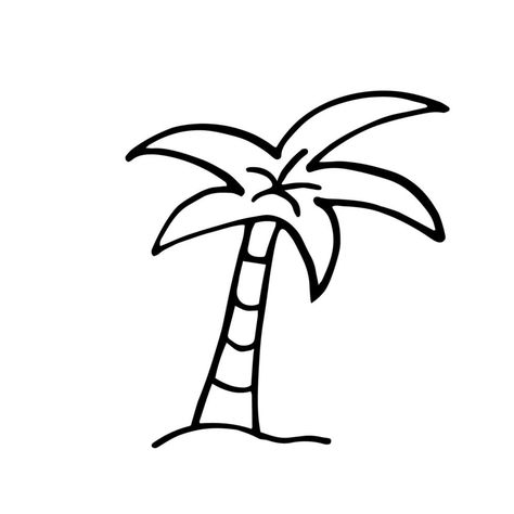 Palm Tree Illustration, Palm Tree Icon, Tree Icon, Tree Illustration, Palm Tree, Palm Trees, Vector Art, Vector Free, Vector Illustration