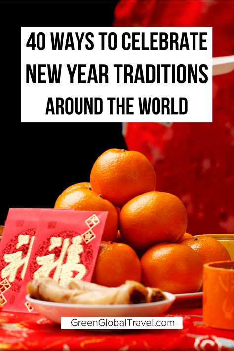 40 Ways to Celebrate New Year Traditions Around the World including New Year's Eve Food Traditions, New Year's Good Luck Traditions, New Year's Festivals, How to celebrate the New Year at Home, New Year's Clothing, New Year's Eve Traditions Around the World and more! new year wishes | new year's day food | new years eve food traditions | new year's eve traditions | new year good luck traditions | new year's food traditions around the world | new year customs | new years superstition New Year’s Eve Traditions Around The World, Traditional New Years Eve Food, New Years Traditions Around The World, New Year’s Eve Superstitions, New Year Traditions For Good Luck, New Years Traditions For Good Luck, New Years Good Luck Food, New Years Day Traditions, New Year's Eve Food Traditions