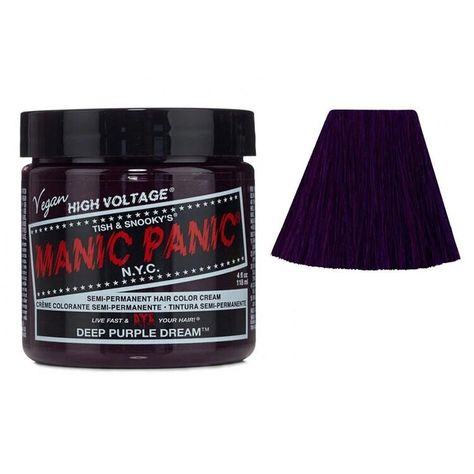 Manic Panic Plum Passion, Semi Permanente, Manic Panic, High Voltage, Semi Permanent, Sans Gluten, Deep Purple, Drink Sleeves, Plum