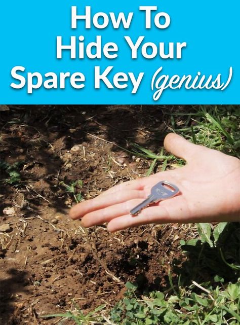 Hidden Key Ideas Outdoor, How To Hide A Key Outside, Diy Hide A Key, Outdoor Secret Hideouts, Hiding Keys Outside Ideas, Hide Key Outside Ideas, Hide A Key Ideas Outdoor, Hide A Key Outside, Best Survival Food