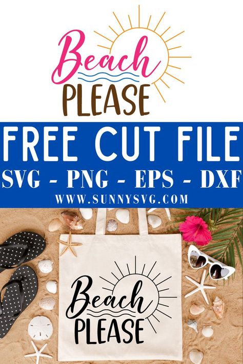 beach please svg Cricut Projects Beginner Vinyl Ideas, Svg Free Cricut, Beach Svg, Free Cricut, Shirt Sticker, Cricut Projects Beginner, Beach Please, Free Cut Files, Svg Downloads