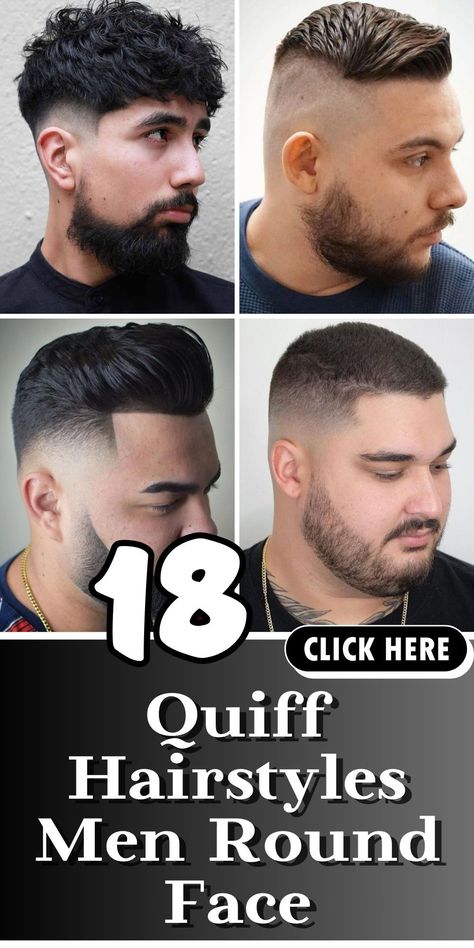 Get the best quiff haircut ideas for men with round faces. Our guide helps you choose the right style to highlight your features and stay fashion-forward Men's Haircuts For Round Faces, Undercut For Round Face Men, Quiff Hairstyles Men Round Face, Medium Length Hair Men Round Faces, Haircuts Round Face Men, Asian Male Haircut Round Face, Circle Face Hairstyles Men, Mens Hairstyles Round Face Guys, Male Hairstyles Round Face