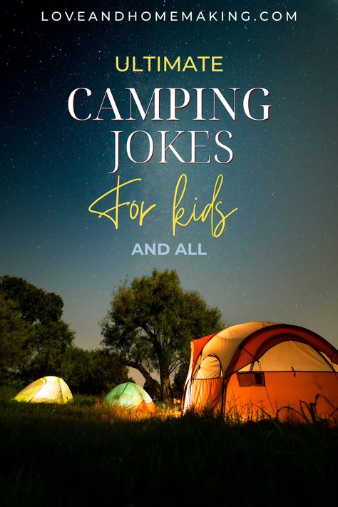 Get ready to giggle your way through your next camping adventure! 😂 Check out this ultimate list of camping jokes that are perfect for kids and adults alike, guaranteed to spark laughter by the campfire. From silly puns to family-friendly jokes, this collection has it all! 🔥 Camping Jokes, Camping In The Woods, Lake Swimming, Memory Pictures, Funny Camping, Fathers Say, Camping Humor, Camping Adventure, Jokes And Riddles