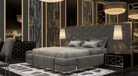 Beautiful Bed Designs, Bed Headboard Design, Modern Luxury Bedroom, Luxury Bedroom Design, Bed Design Modern, Luxury Bedroom Master, Bedroom Bed Design, Bed Furniture Design, Bedroom Furniture Design