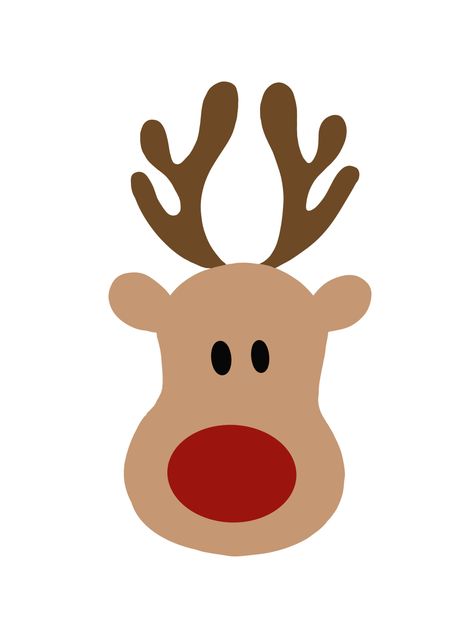 Add this cute reindeer that was hand drawn to your Christmas decor or phone wallpaper. Paper Gift Bags Ideas, Reindeer Drawing, Wall Drawings, Reindeer Svg, Reindeer Head, Reindeer Craft, Reindeer Face, Cute Reindeer, Drawing Cartoon Characters