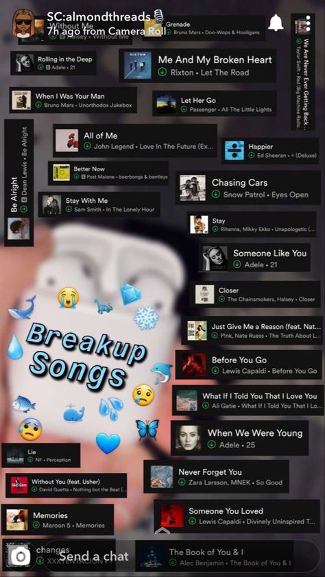 Songs If Your In Love, Songs To Listen To After A Breakup, Songs About Breakups, Best Break Up Songs, Songs For Breakups, Songs To Listen To When Your In Love, Breakup Songs Playlist, Break Up Playlist, Break Up Songs