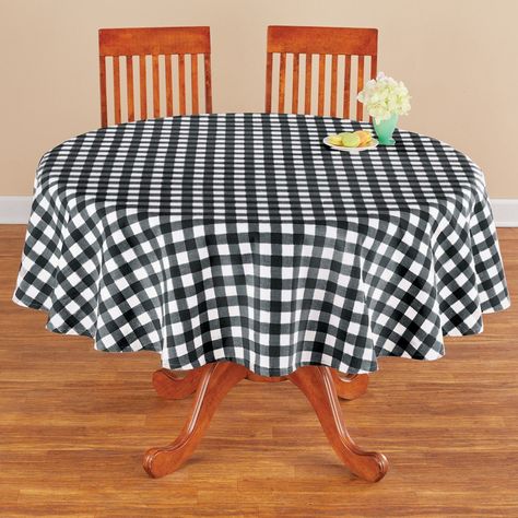 Machine Washable Buffalo Check Cotton Tablecloth
 | Collections Etc. Buffalo Check Tablecloth, Dishwasher Cover, Wardrobe Solutions, Artificial Plants Outdoor, Collections Etc, Cotton Tablecloths, Weave Style, Outdoor Lanterns, Bath Mat Rug