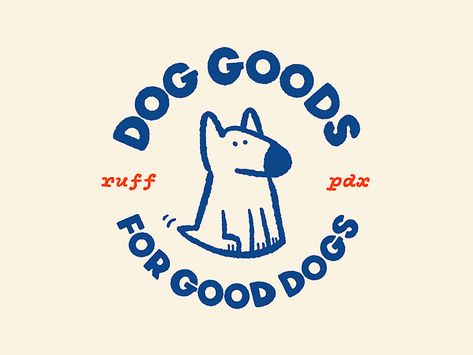 Dog Goods for Good Dogs by Matthew Goshman on Dribbble Great Logo Design, Desain Merek, Luxe Logo, Pet Branding, Good Dogs, Logo Generator, Design Club, Desain Buklet, Inspiration Logo Design