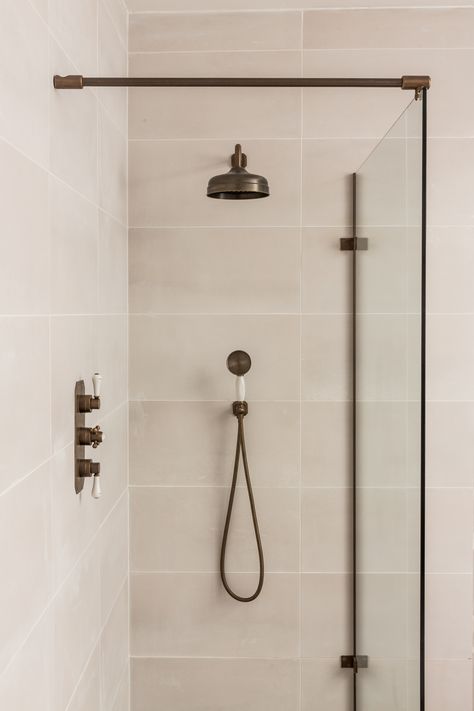 City Bronze Shower From Rutland London Antique Bronze Shower Fixtures, Brushed Bronze Shower Fixtures, Brass Fittings Bathroom, Bathroom Fittings Hardware, Bathroom With Bronze Hardware, Antique Bronze Bathroom Fixtures, Bathroom With Oil Rubbed Bronze Fixtures, Bronze Fixtures Bathroom, Oil Brushed Bronze Bathroom