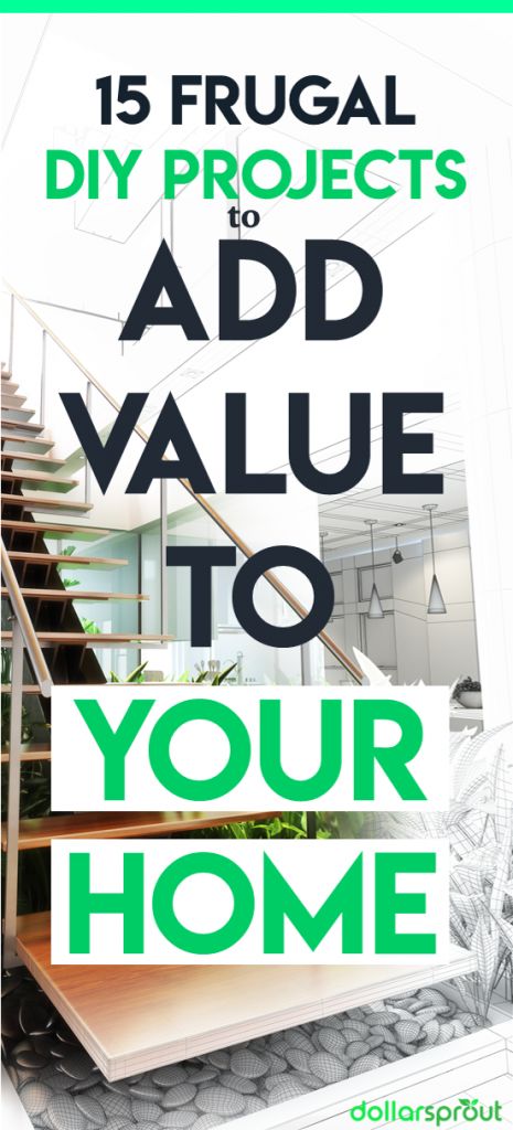 Easy Home Improvement Projects, Easy Home Improvement, Add Value To Your Home, Up House, 15 Diy, Diy House Projects, Diy Projects On A Budget, Home Upgrades, Décor Diy