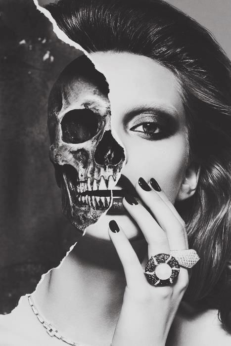 half woman Halloweenský Makeup, Half Skull, Wow Photo, 인물 드로잉, Gcse Art, 문신 디자인, Beltane, A Skull, A Level Art