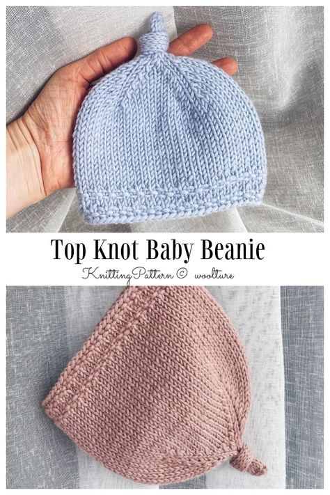 Baby Hats Knitting Free, Baby Hat Knitting Patterns Free, Newborn Knit Hat, Baby Hat Free Pattern, Knitted Baby Beanies, Beanie Knitting Patterns Free, Baby Beanie Hat, Baby Hat Knitting Pattern, Baby Boy Knitting Patterns