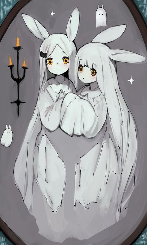 https://www.pixiv.net/en/artworks/93518836 Rabbit Drawing, Bunny Art, Anime Fnaf, Cute Monsters, God Art, Cute Comics, Funky Art, Art Reference Photos, Art Toy