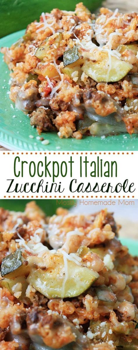 Italian Zucchini Casserole, Crockpot Fajitas, Crockpot Italian, Italian Zucchini, Zucchini Casserole Recipes, Mediterranean Meals, Healthy Potato Recipes, Zucchini Casserole, Weekly Meals