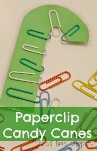 christmas themed fine motor busy bag activity using paper clips Candy Cane Theme Preschool, Christmas Activities Preschool, December Preschool, Preschool Christmas Activities, Christmas Lesson, Christmas Centers, Preschool Fine Motor, Christmas Kindergarten, Scissor Skills