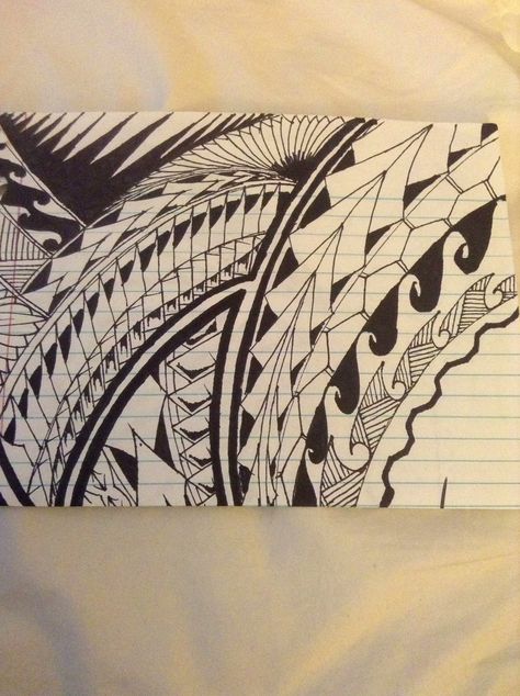 Out of randoms. My samoan art. Samoan Drawing, Samoan Artwork, Hawaiian Artwork, Samoan Art, Polynesian Leg Tattoo, Samoan Patterns, Ta Moko, Cute Simple Tattoos, Surf Painting