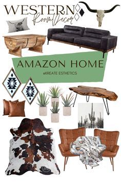 Southwest Decor Living Room, Western Boho Living Room, Boho Western Living Room, Western Style Living Room, Western Farmhouse Decor, Amazon Home Must Haves, Ranch Style Decor, Modern Southwest Decor, Western Living Room Decor