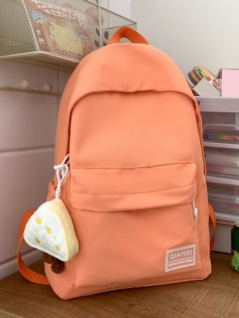 Orange Preppy, Functional Backpack, Orange Backpacks, Orange Bag, Classic Backpack, Kids Bags, Burnt Orange, Luggage Bags, Bag Lady