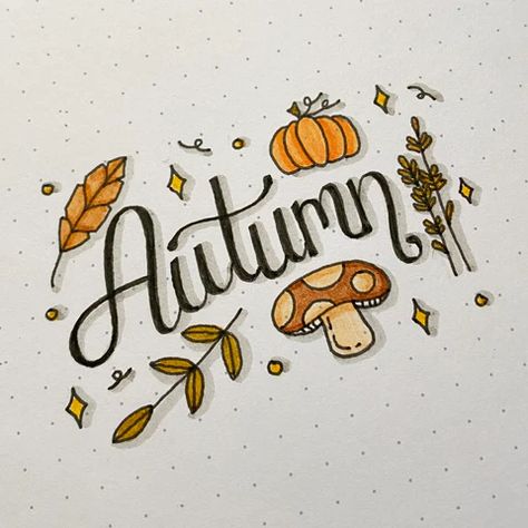 Autumn Drawing Inspiration, Autumn Notebook Ideas, Cute Autumn Drawings Easy, Fall Journal Doodles, Autumn Aesthetic Journal, Autumn Doodle Art, Fall Doodles Autumn Simple, Autumn Cute Drawing, Autumn Doodles Drawings