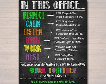 Principal, Counselor Office Decor, Therapist Printable Poster, High School Expectations Rules Respect Teen Psychologist, Assistant Principal Principal Office, Principal Office Decor, Counselor Posters, Counselor Office Decor, School Guidance Counselor, School Office Decor, Counselors Office Decor, Principals Office, Classroom Rules Poster