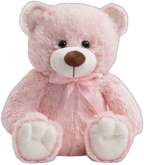 Teddy Bear Plushies, Big Teddy Bear, Big Teddy, Pink Cowboy Hat, Baby Teddy Bear, Teddy Bears Valentines, Bear Pink, Teddy Bear Gifts, Stuffed Bear