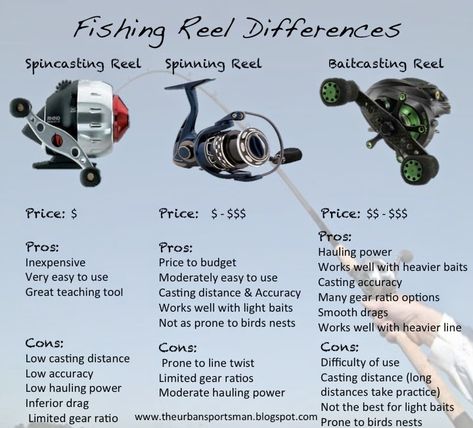 The Urban Sportsman: Understanding the Different Types of Fishing Reels Fishing Knowledge, Fishing Essentials, Trout Fishing Tips, Bass Fishing Tips, Fishing Rods And Reels, Fishing Rigs, Fishing Techniques, Fishing Knots, Types Of Fish