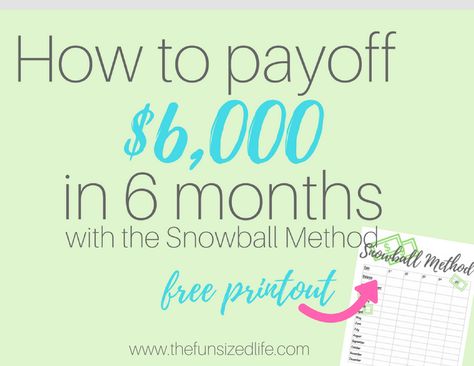 The Debt Snowball helped us pay off debt in 6 months. If you need to get out of debt, try the Debt Snowball and use my free printout to get you started. Debt Help, Debt Relief Programs, Credit Debt, Paying Off Credit Cards, Debt Snowball, Pay Off Debt, Money Saving Plan, Money Saving Strategies, Financial Peace