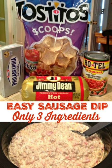 Spicy Sausage Dip, Sausage Cream Cheese Dip, Sausage Dip, Dip Easy, Hot Sausage, Hot And Spicy, Cream Cheese Dips, Dip Recipes Easy, Spicy Sausage