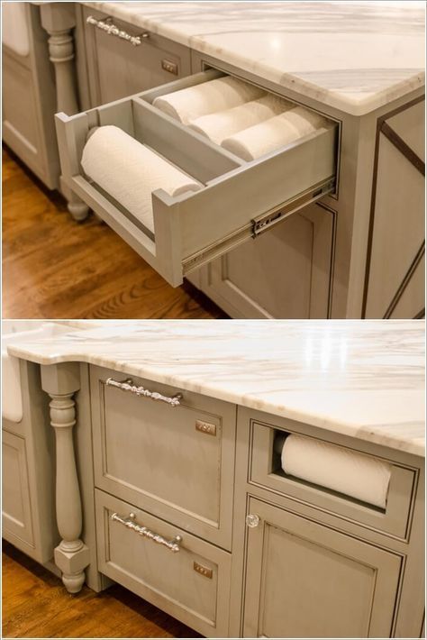 Kitchen Island Drawers, Island Drawers, Organiser Cucina, Cottage Kitchen Design, Small Cottage Kitchen, Farmhouse Kitchen Island, Diy Kitchen Renovation, 카페 인테리어 디자인, Kitchen Drawers