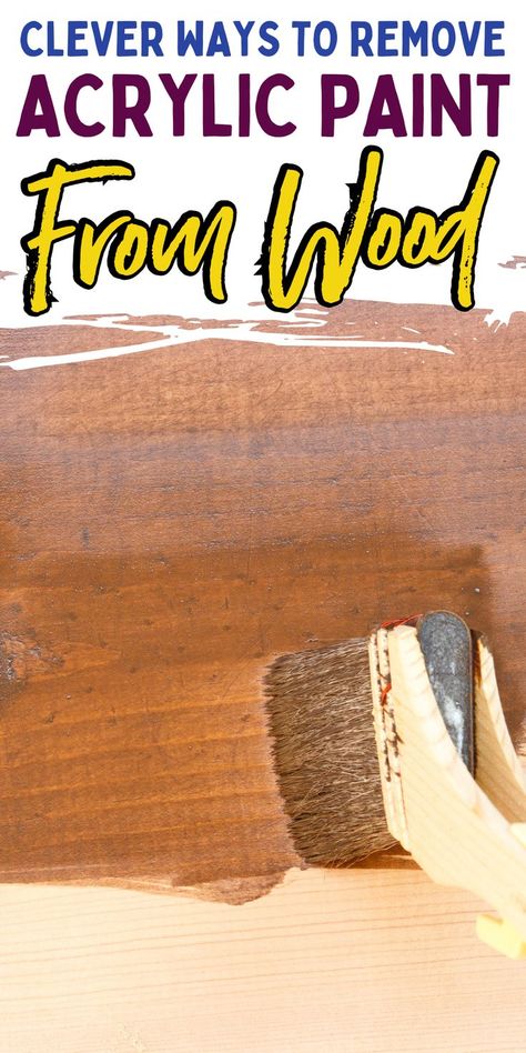 Best Way To Remove Paint From Wood, How To Get Paint Off Wood Trim, How To Get Paint Off Wood, Paint Removal From Wood, How To Remove Paint From Wood, Removing Paint From Wood, Remove Acrylic Paint, Stained Wood Trim, Refurbishing Furniture