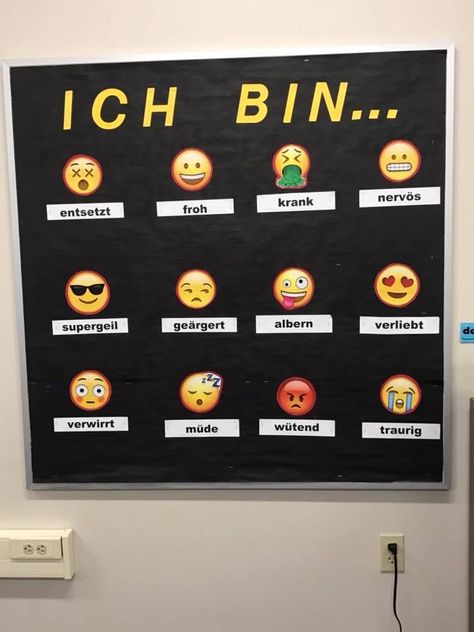 German Classroom Ideas, German Classroom Decorations, Germany Learning, Words In German, German Phrases Learning, German Humor, German Things, German Learning, Deutsch Language