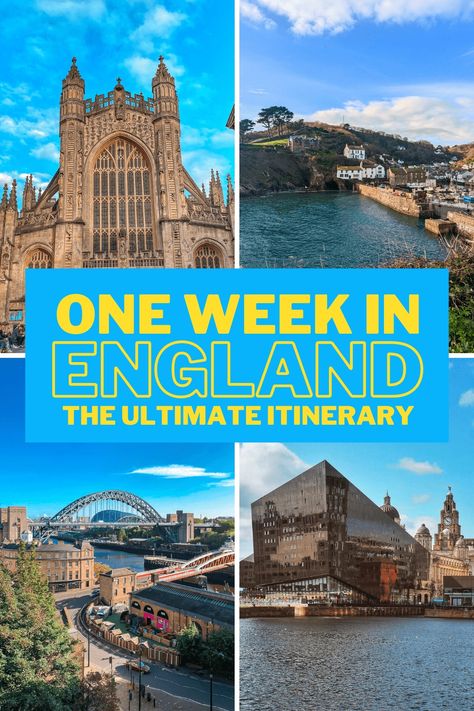 The Ultimate Itinerary for 7 Days In England - While I'm Young Manchester Trip, Traveling England, England Itinerary, Europe Adventure, England Vacation, London Visit, Iceland Itinerary, Uk Trip, Ireland Trip