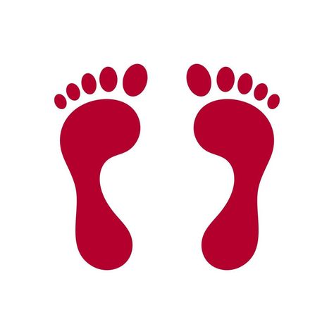 Female's red footprint icon isolated on white background. Goddess lakshmi footprint. Laxmi Mata Foot Rangoli, Lakshmi Footprints Rangoli, Laxmi Foot Rangoli, Laxmi Footprint, Lakshmi Footprints, Female Artworks, Diy Diwali Gifts, Ready Rangoli, 19 Tattoo