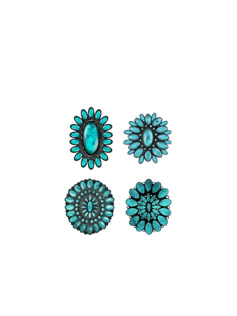 Western Story Highlight Icons, Turquoise Country Aesthetic, Turquoise Jewelry Drawing, Western Images Clip Art, Teal Country Aesthetic, Western Homescreen Ideas, Western Turquoise Tattoo, Western Phone Theme, Turquoise Aesthetic Western