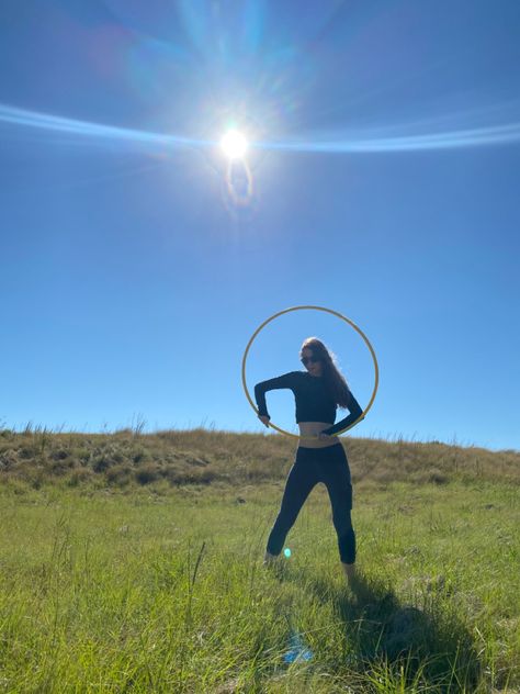 #hulahoop #aesthetic #nature #athletic Hula Hoop Aesthetic, Hoop Aesthetic, Hoops Aesthetic, Aesthetic Nature, Hula Hoop, Random Things, Couple Photos, Natural Landmarks, Travel