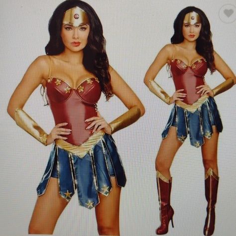 Pu Princes Dress Sexy Cosplay Costume Arm Cuffs Head Band Size Sm (Size 4) (Bust Size 32") (Waist 26") Size Med (Size 6) (Bust Size 34") (Waist 30") Size Lrg (Size 8) (Bust Size 36") Waist 34") Code3halloweencostumes Diana Wonder Woman, Wonder Woman Halloween, Wonder Woman Halloween Costume, Halloween Costumes Plus Size, Justice League Costumes, Wonder Woman Cosplay, Woman Costume, Outfit Costume, Diy Kostüm