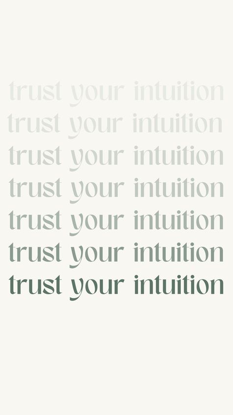 Trust Your Intuition Wallpaper, Intuition Aesthetic, Intuition Wallpaper, Trust Intuition, Intuition Quotes, Healing Era, Trust Your Intuition, Life Vision, Life Vision Board