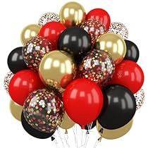 Casino Theme Party, Black And Gold Balloons, Casino Theme Party Decorations, Silver Confetti, Gatsby Themed Party, Outdoor Dinnerware, Balloon Pop, Black Balloons, 16th Birthday Party