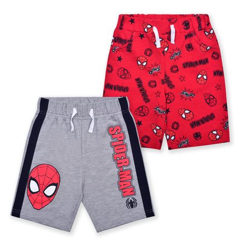 PRICES MAY VARY. 60% Cotton, 40% Polyester Imported Drawstring closure Machine Wash Cool and Stylish Spiderman 2 Pack Shorts with Drawstring for Toddlers and Little Boys. The Perfect Spiderman Boys’ Shorts Contains One Cool Red Spiderman Allover Print Short, and One Trendy Grey Spiderman Print Short Dress Your Little Boy in These Cool and Stylish Shorts Featuring His Favorite Marvel Avengers Superhero; Spiderman! The Most Trendy and Comfy Boy’s Shorts for any Occasion. Perfect as Boys Shorts Siz Grey Spiderman, Spiderman Shorts, First Spiderman, Spiderman Print, Marvel Store, Spiderman Action Figure, Spiderman Mask, Superhero Spiderman, Spiderman 2