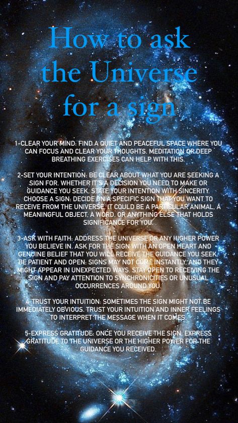 Sometimes the universe can help you with so many things and for that ? You need to know when he’s want to talk to you or how to ask him to talk to you here’s how #universe #manifestation #spirituality #spiritual Universe And Spirituality, How To Talk To Your Angels, Universe Talking To You, How To Ask The Universe For Help, Talk To The Universe, Talk To Universe, Asking The Universe For A Sign, How To Align With The Universe, How To Ask The Universe For Something