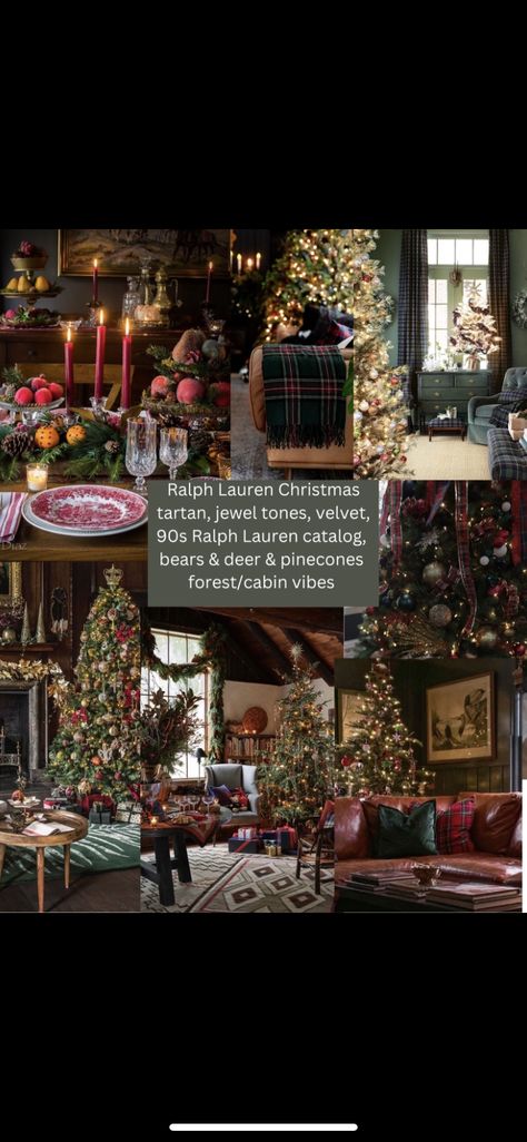 Christmas Ralph Lauren Home, Ralph Lauren Ranch Style, Tradition Christmas Decor, Ralph Lauren Aesthetic Christmas, Ralph Lauren Christmas Decor Ideas, Ralph Lauren Fall Decor, Historic Christmas Decorations, Tradional Christmas Decor Ideas, Ralph Lauren Home Christmas