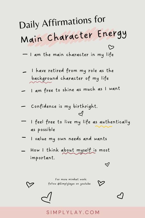 In this new era of my life, I am the main character #maincharacterf #maincharacteraesthetic #newera #affirmations #mantra #mindset Character Development Aesthetic, Becoming The Main Character Of Your Life, My New Era Quote, Main Character Mindset, Main Character Energy Affirmations, The Main Character, Being The Main Character In Your Life, Main Character Affirmations, The Main Character Aesthetic