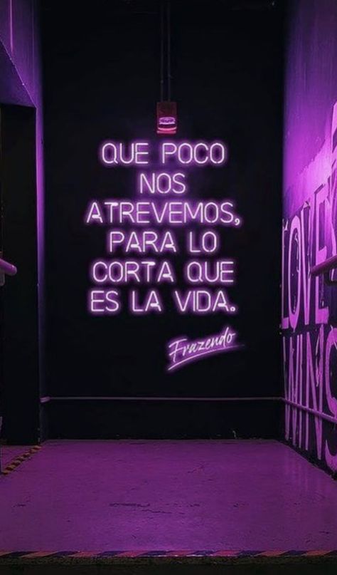 frases en español Best Neon Sign Quotes, Quotes En Español, Español Aesthetic, Neon Signs Quotes, Spanglish Quotes, Neon Quotes, Cute Spanish Quotes, Quotes En Espanol, Inspirational Phrases