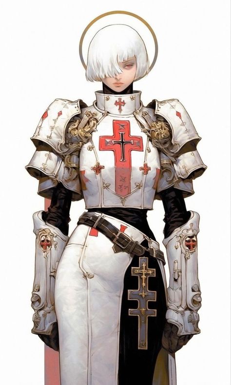 Moon Armor Female, Warhammer 40k Background, Warhammer 40k Character Design, Cleric Dnd Art, Warhammer 40k Oc, Female Paladin Art, Warhammer Concept Art, Paladin Character Art, Warhammer Armor