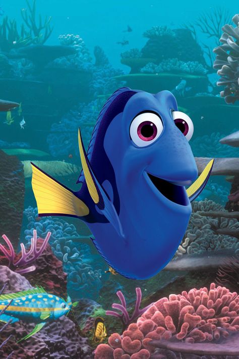 Finding Dory Movie, Iphone Wallpaper Disney, Nemo Movie, Blue Tang Fish, Character Design Tips, Best Movie Lines, Fish Tales, Film Disney, Walt Disney Pictures