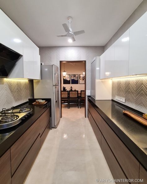 Parallel Kitchen Design, Cabinet Interior, Wallpaper Kitchen, Aesthetic Interior, Kitchen Modular, Organizer Kitchen, Modern Kitchen Cabinet Design, Modular Kitchen Design, Sink Kitchen