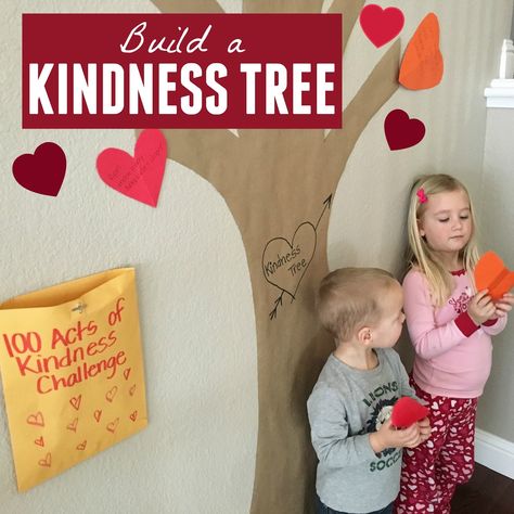 Toddler Approved!: Build a Kindness Tree - kindness activities for kids Kindness Tree Classroom, Preschool Kindness Activities, Kindness Preschool, Kindness Tree, Kindness Week, Teaching Kindness, Kindness Projects, Kindness Challenge, Kindness Activities