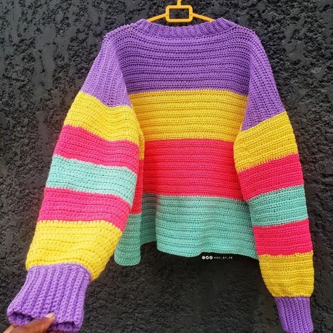 Cloudy & chilly days deserve colorful & cozy sweaters like this one! Shop the "NIAMH" crochet Sweater for yourself or a loved one and enjoy the vibrance, warmth and cuteness that it brings. 💯 Handmade with Love Available in Sizes 6 - 14 Send a DM to get one or more in your preferred size and color palette 🎨 #crochetinspiration #crochetsweater #madeinnigeria #crochetinlagos #cute #handcrafted #sweatervendorinlagos #pullover #colorpalette #colorfulcrochet #bellanaija #asoebibella Aso Ebi Bella, Crochet Sweater, Handmade With Love, Cozy Sweaters, Get One, With Love, Color Palette, Bring It On, Crochet